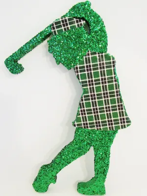 Styrofoam Female/ Woman Golfer Cutout