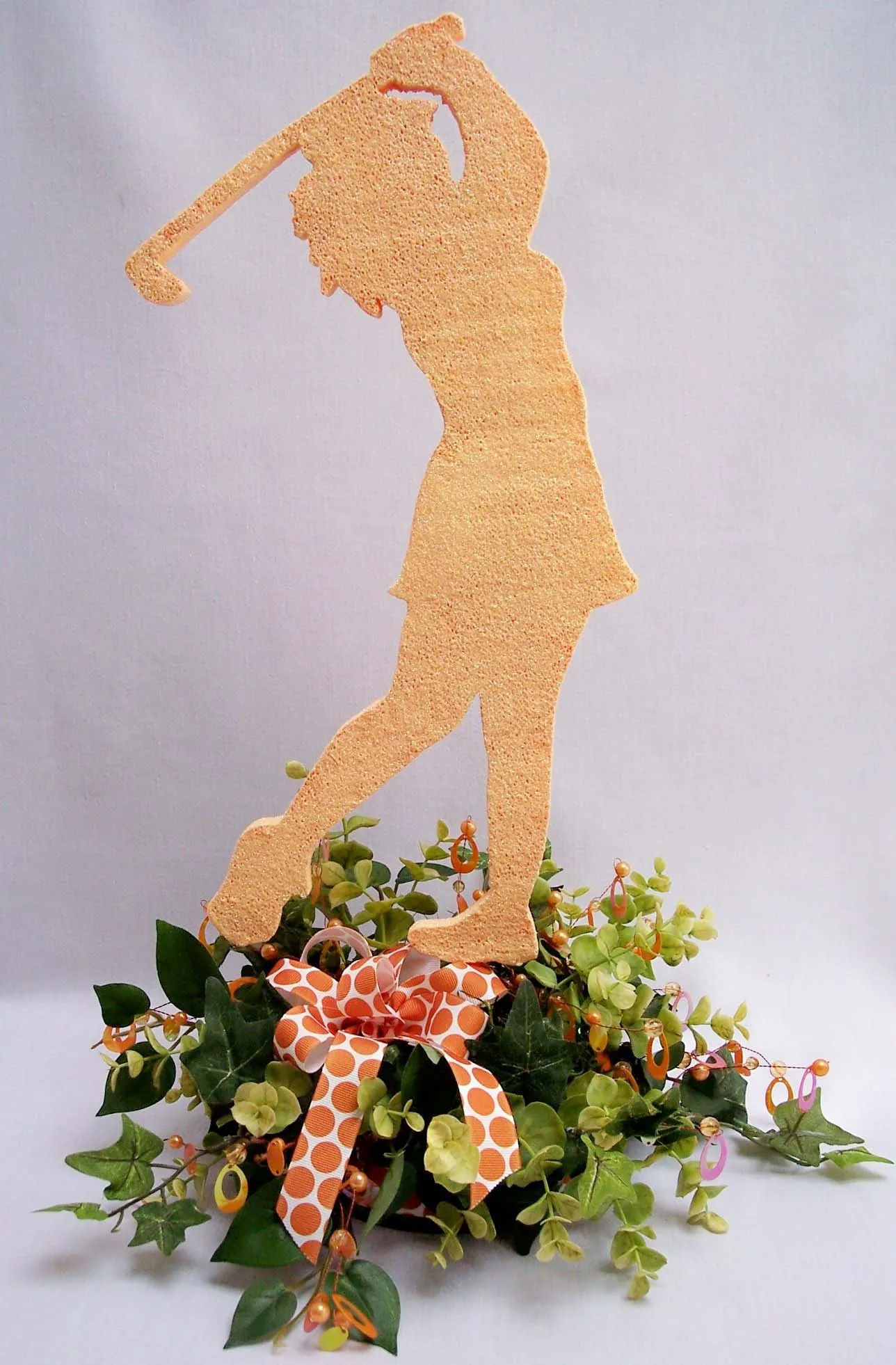 Styrofoam Female/ Woman Golfer Cutout