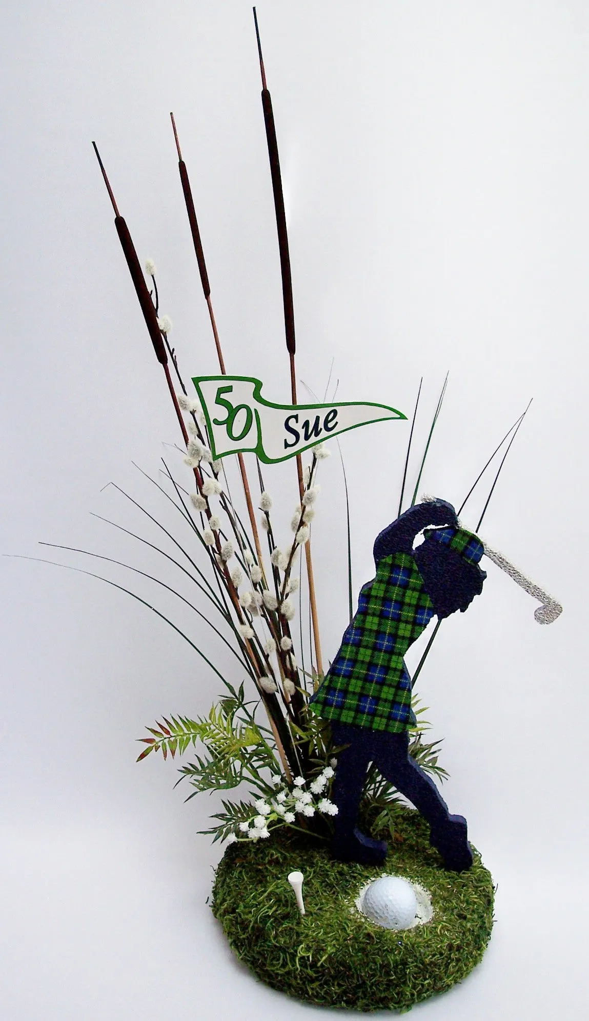 Styrofoam Female/ Woman Golfer Cutout