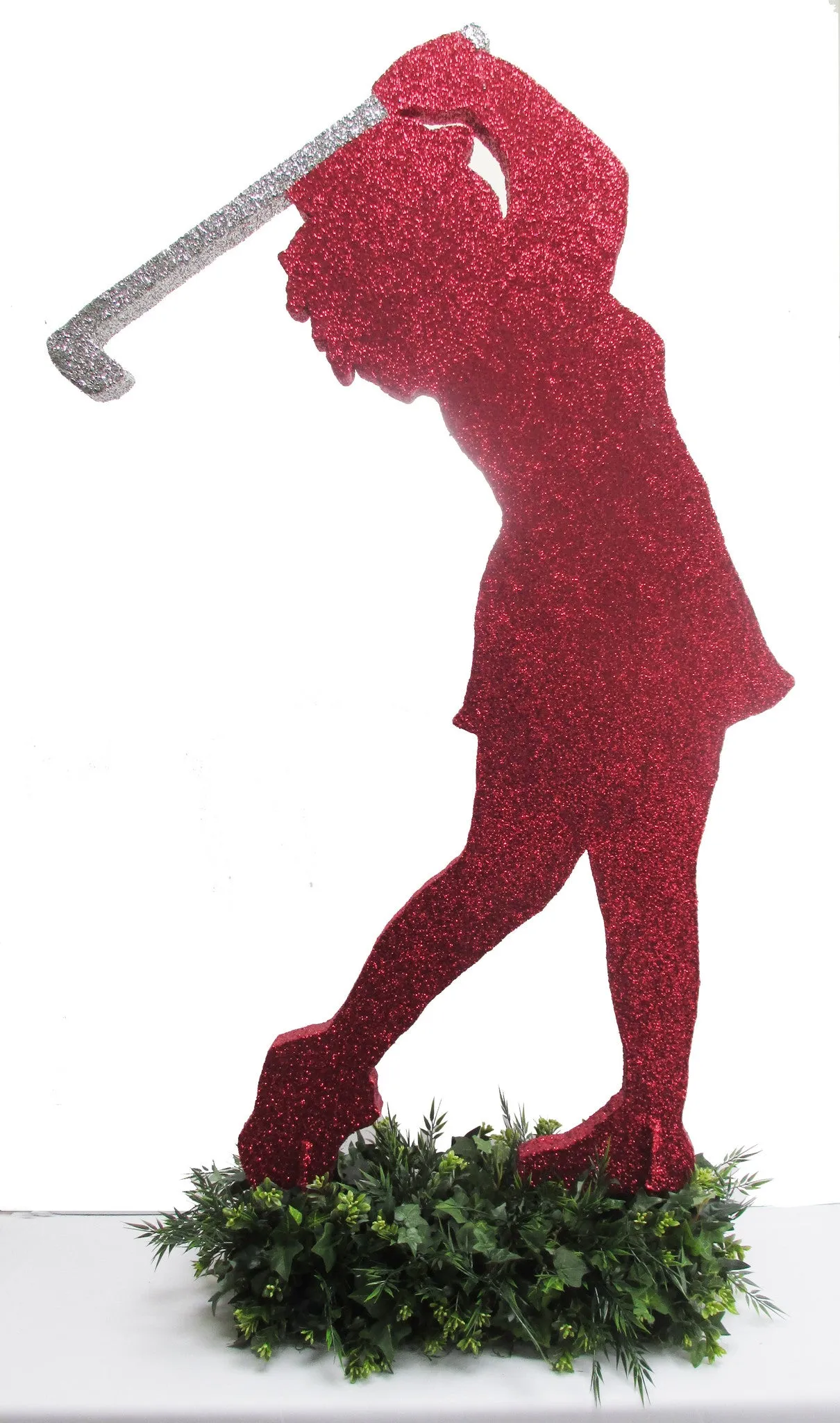 Styrofoam Female/ Woman Golfer Cutout