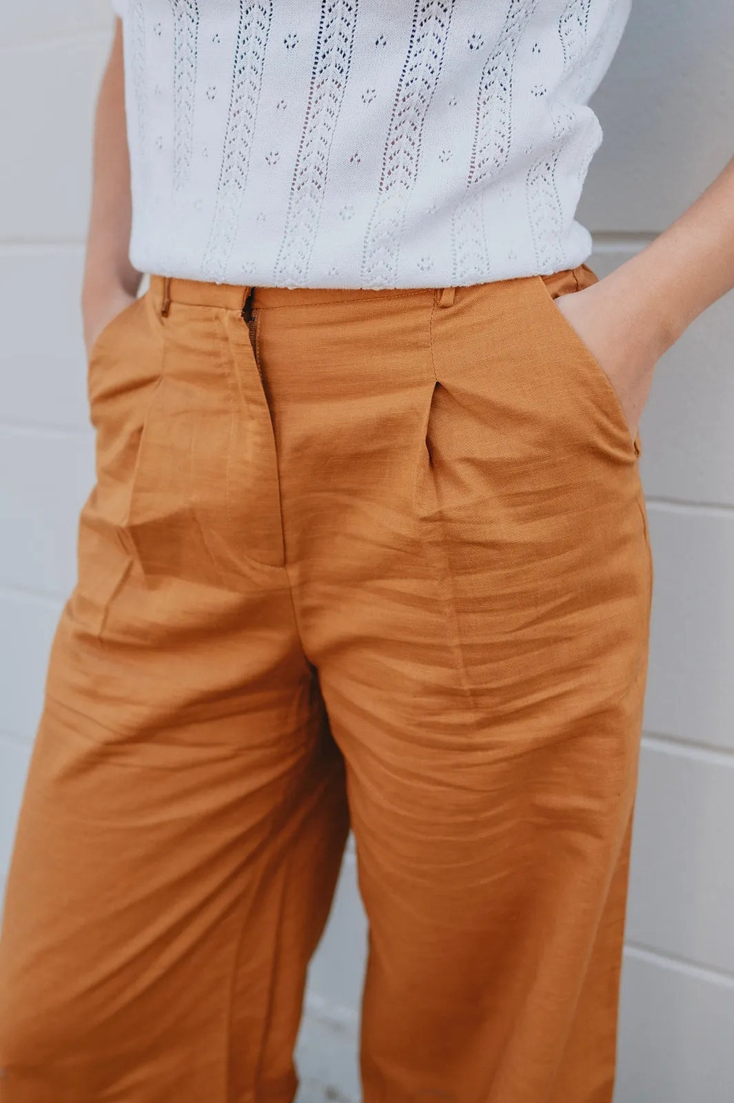 The Paverdy Pant by FRNCH - Ochre