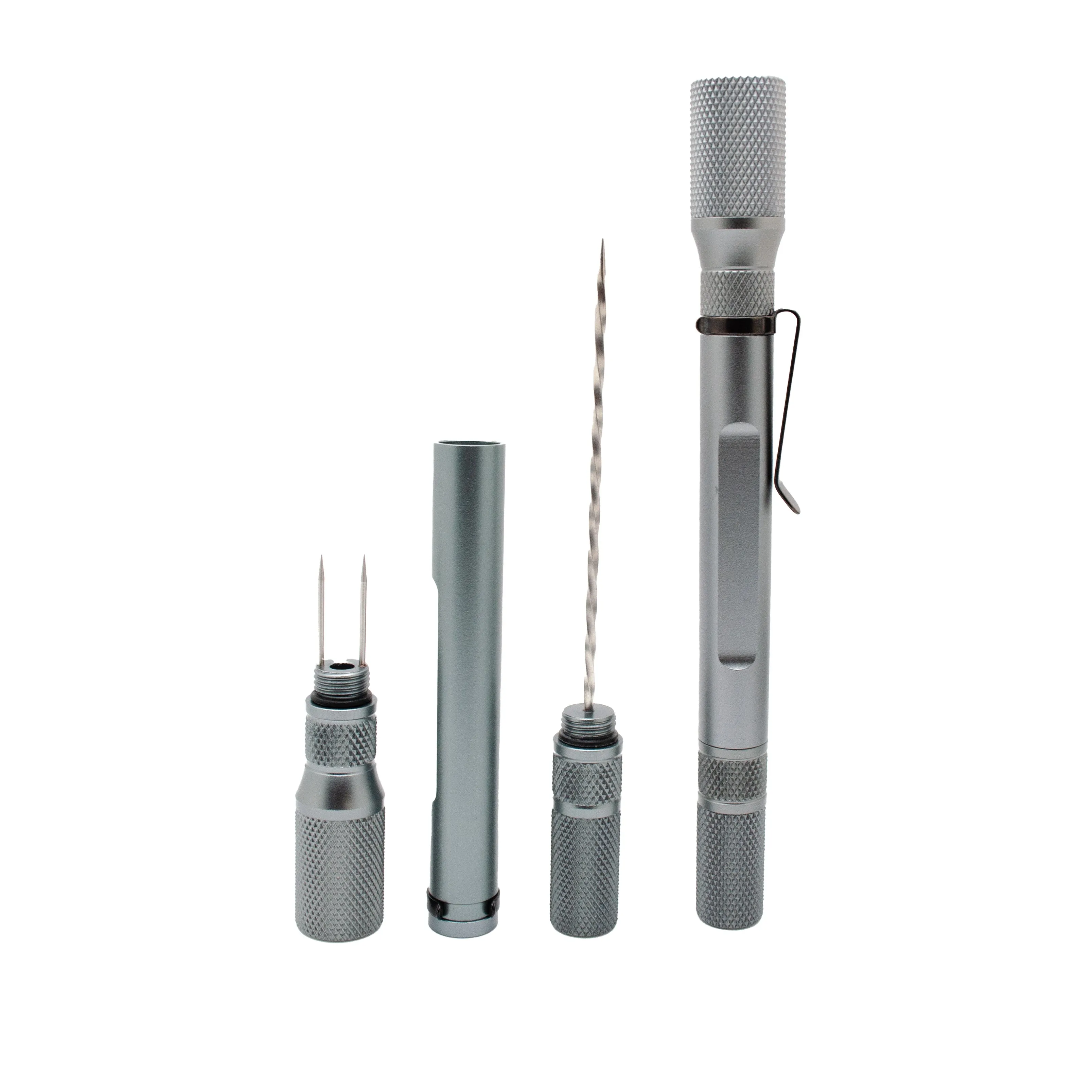 Visol Pokey 2 Cigar Punch, Poker, and Roach Clip - Gunmetal